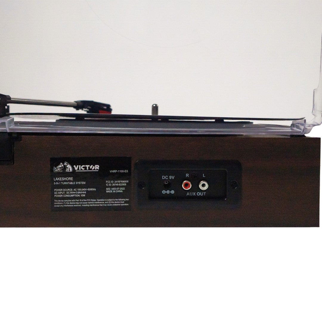 Lakeshore 5-in-1 Turntable System Espresso