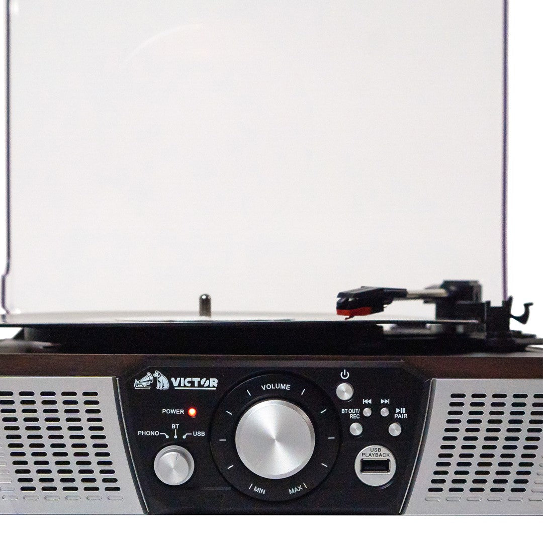 Lakeshore 5-in-1 Turntable System Espresso