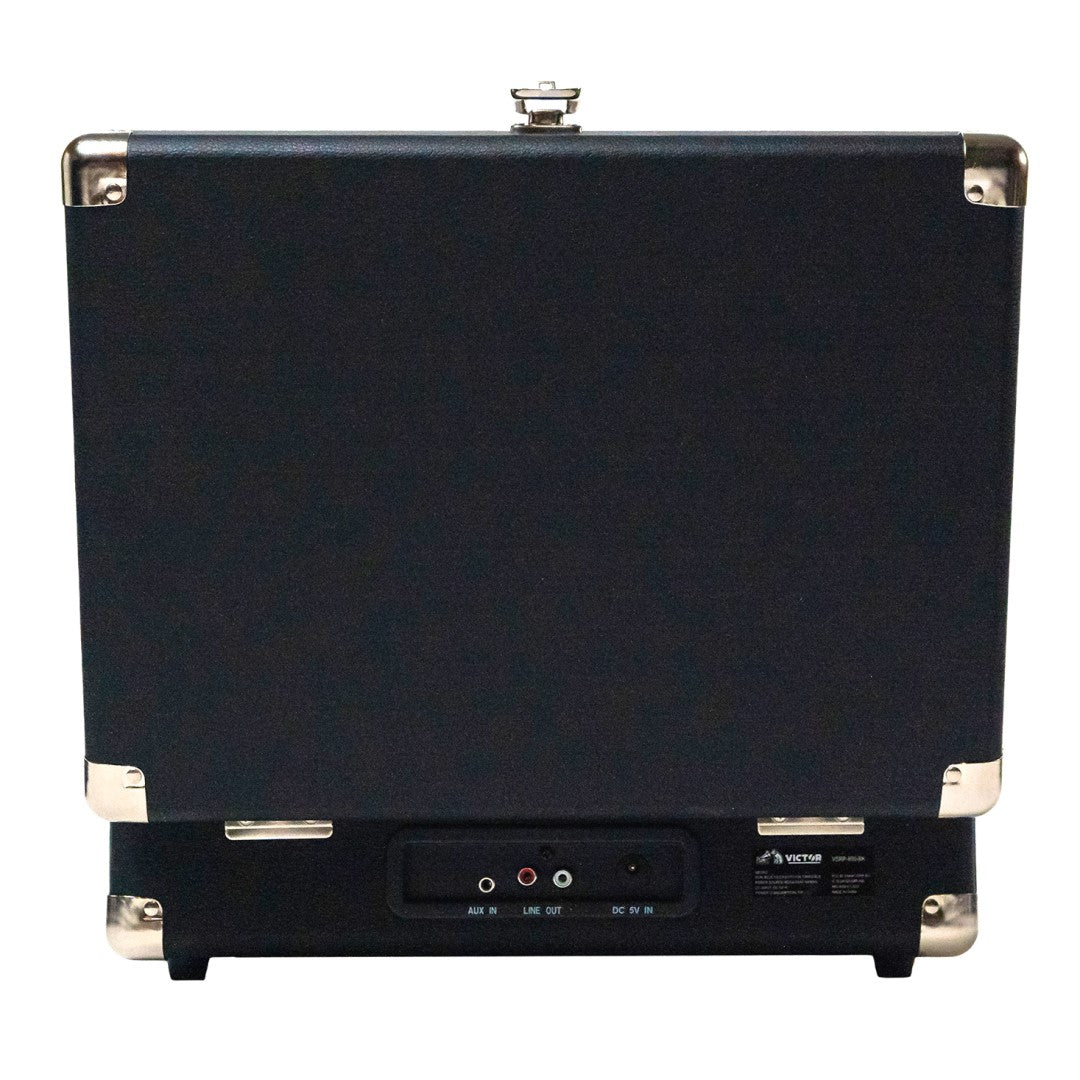 Metro Dual Bluetooth Suitcase Turntable Black