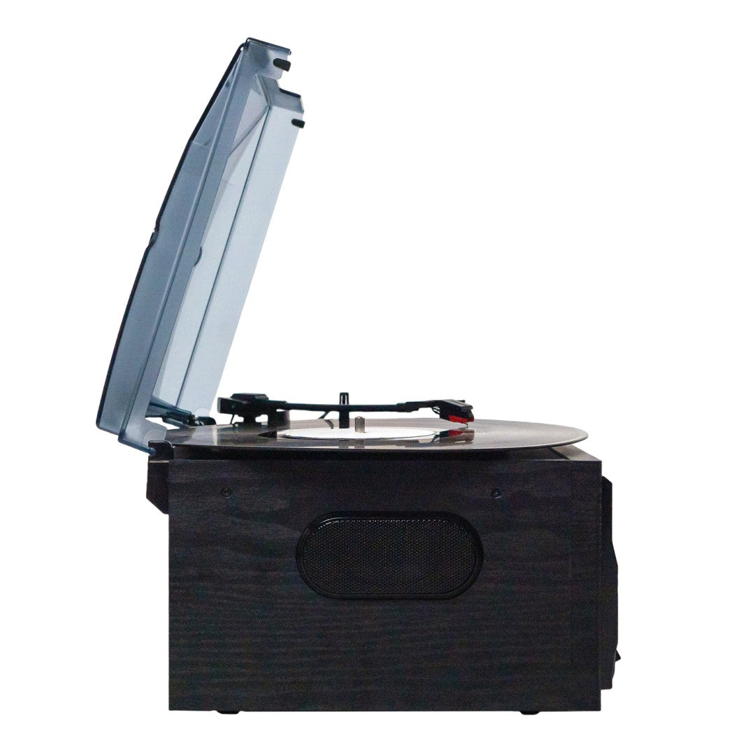 Cosmopolitan 8-in-1 Turntable Music Center - Black