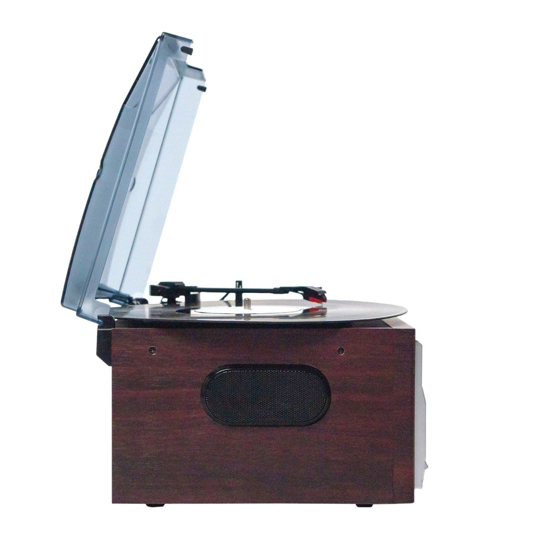 Cosmopolitan 8-in-1 Turntable Music Center Espresso