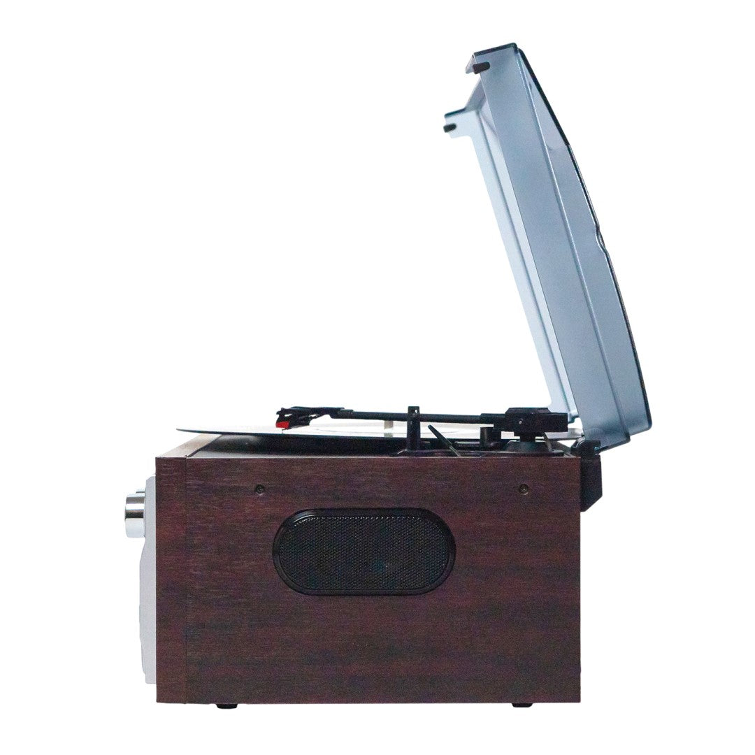 Cosmopolitan 8-in-1 Turntable Music Center Espresso