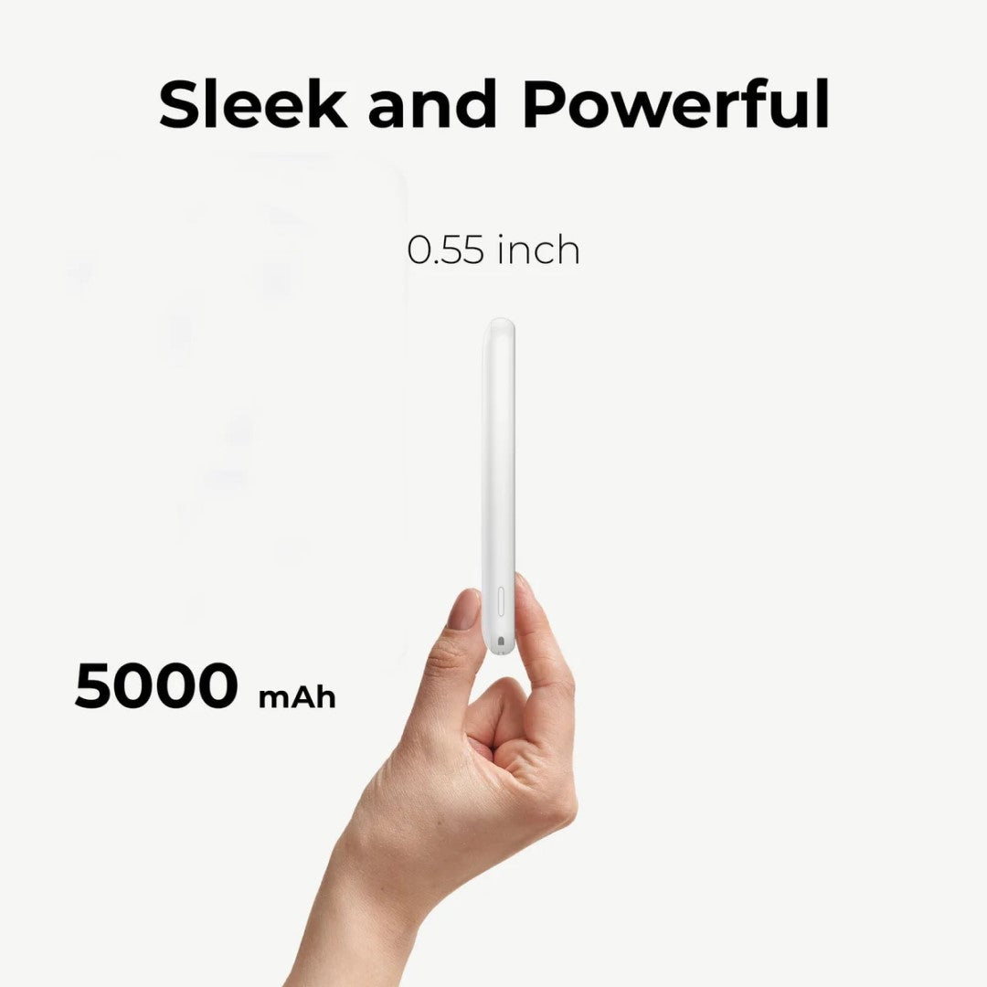 Nitro MagSafe Power Bank 5000 mAh - White