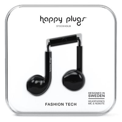 Earbud Plus Headphone - Black