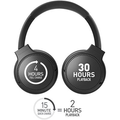 Panasonic M-Series Premium Mighty Bass Headphone Bluetooth - Black