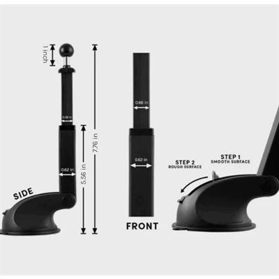 Mighty Mount MagSafe Wireless Car Charger Dash & Windshield Mount