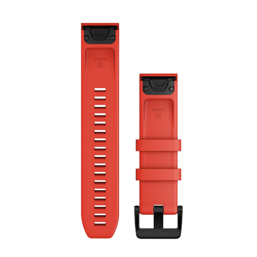 QuickFit® 22 Watch Bands - Laser Red