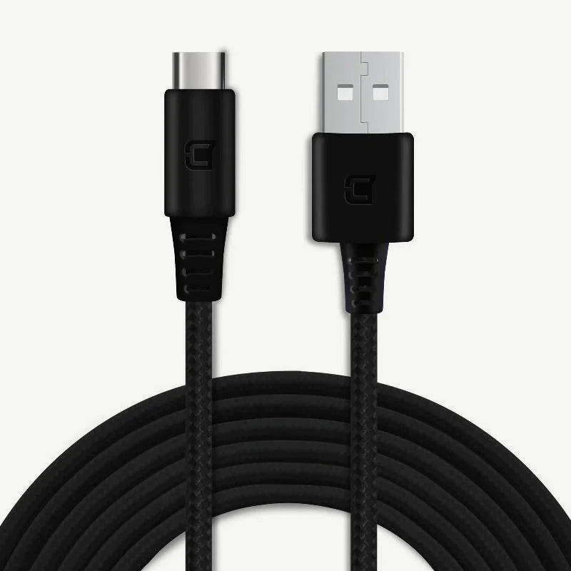 Braided Type C Cable 2M (6FT) - Black