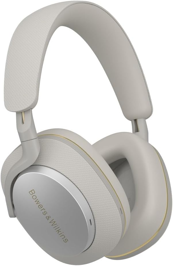 Bowers & Wilkins Px7 S2e Over-Ear Headphones - Enhanced Noise Cancellation & Transparency Mode, Crystal-Clear Calls, Bluetooth, 30-Hour Playback, Cloud Grey