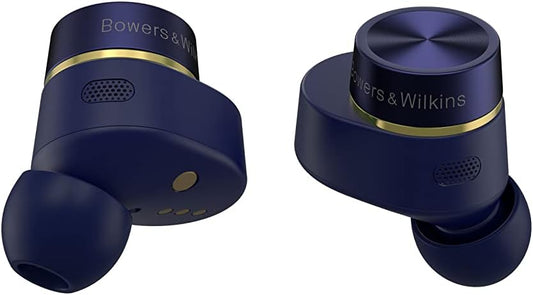 Bowers & Wilkins Pi7 S2 True Wireless Earbuds - Active Noise Cancellation, Qualcomm aptX Technology, Bluetooth, Crystal-Clear Calls, Wireless & 15-Minute Quick Charging, Midnight Blue