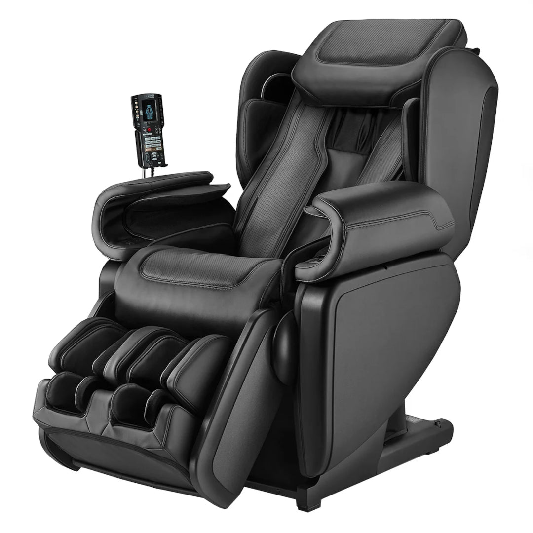 Synca Kagra Designed in Japan 4D Premium Massage Chair - Black - Open Box