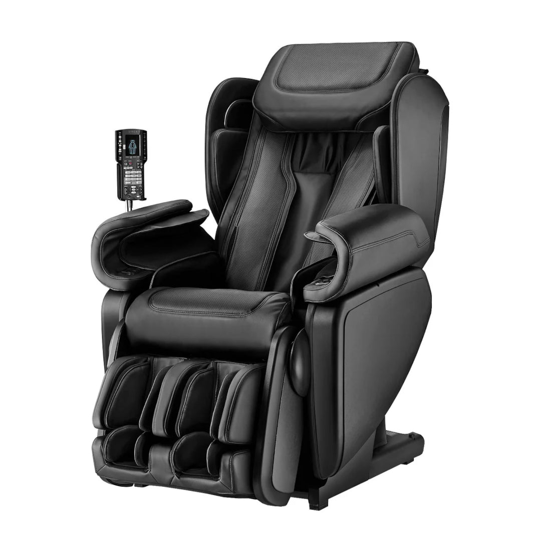Synca Kagra Designed in Japan 4D Premium Massage Chair - Black - Open Box