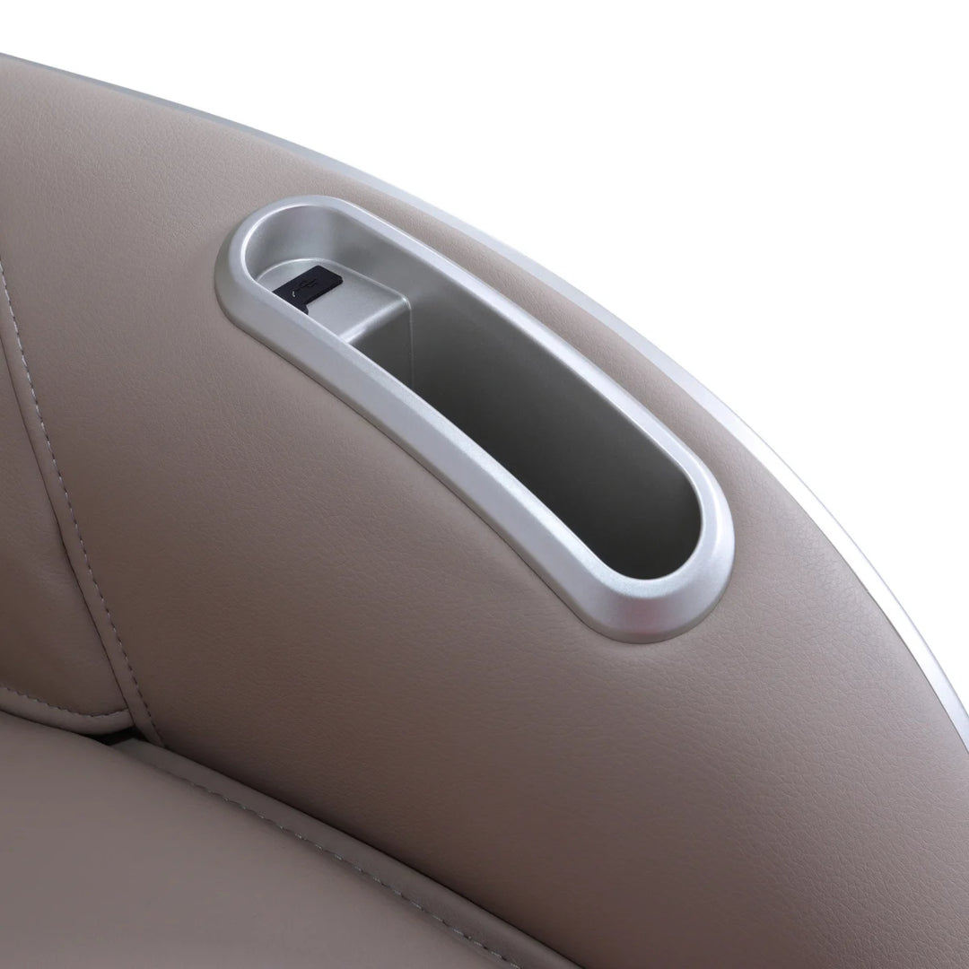 Synca CirC 3 Zero Gravity SL Track Heated Massage Chair w/ Reversible Ottoman - Beige - Open Box