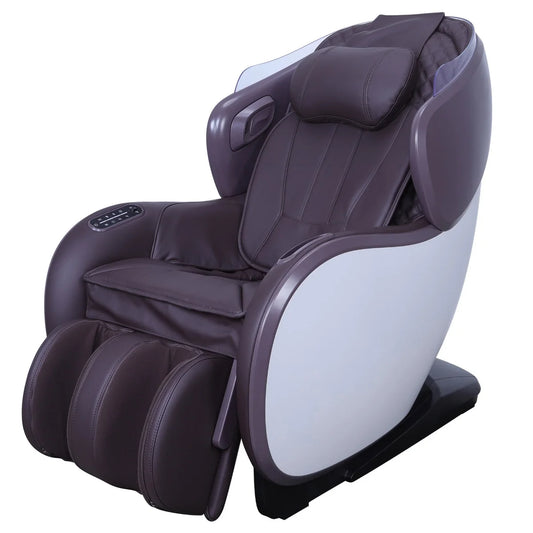 Synca CirC 3 Zero Gravity Massage Chair with Reversible Ottoman - Brown