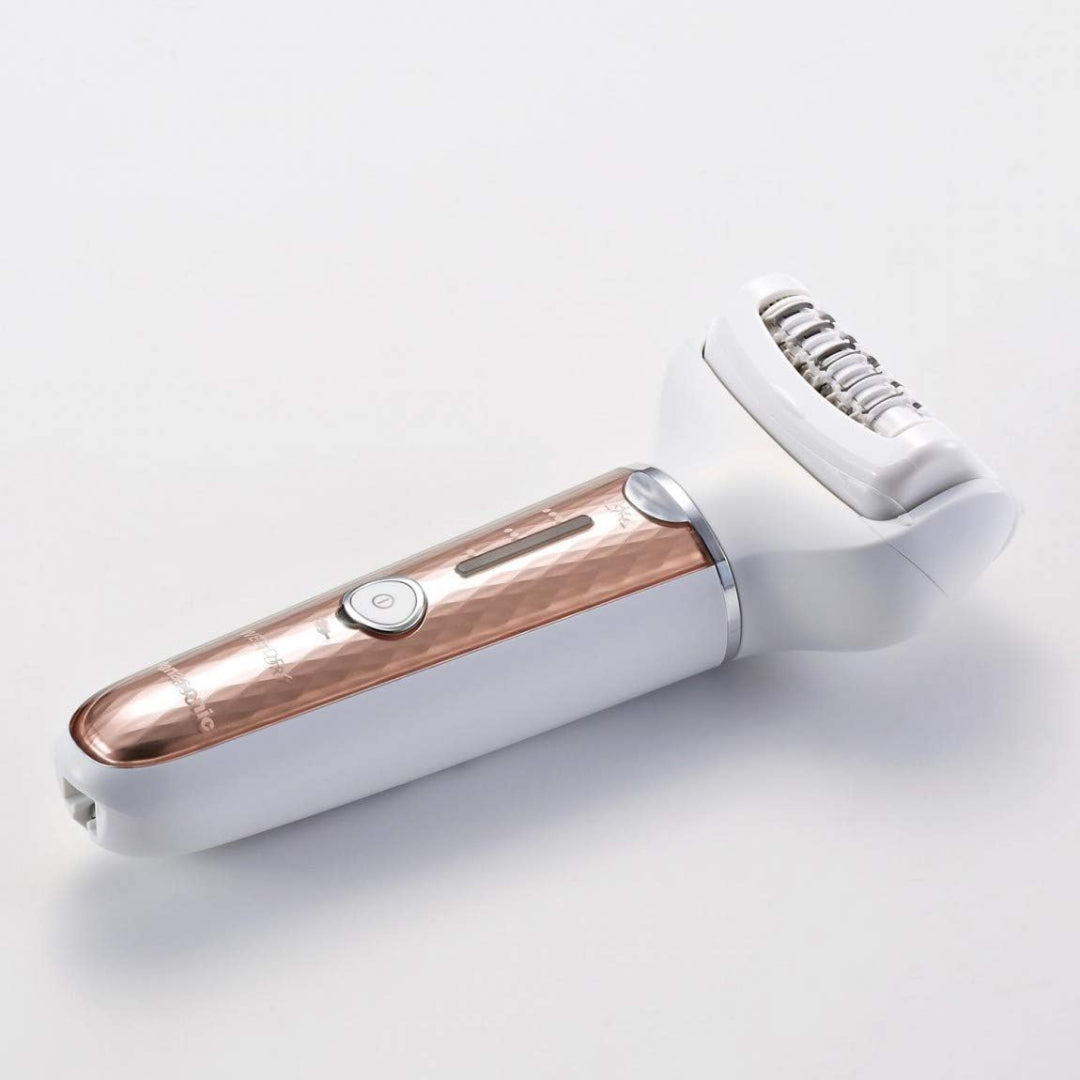 Panasonic ESEL8A Pink Rechargeable Epilator with Pumice Stone, 9-Piece Set