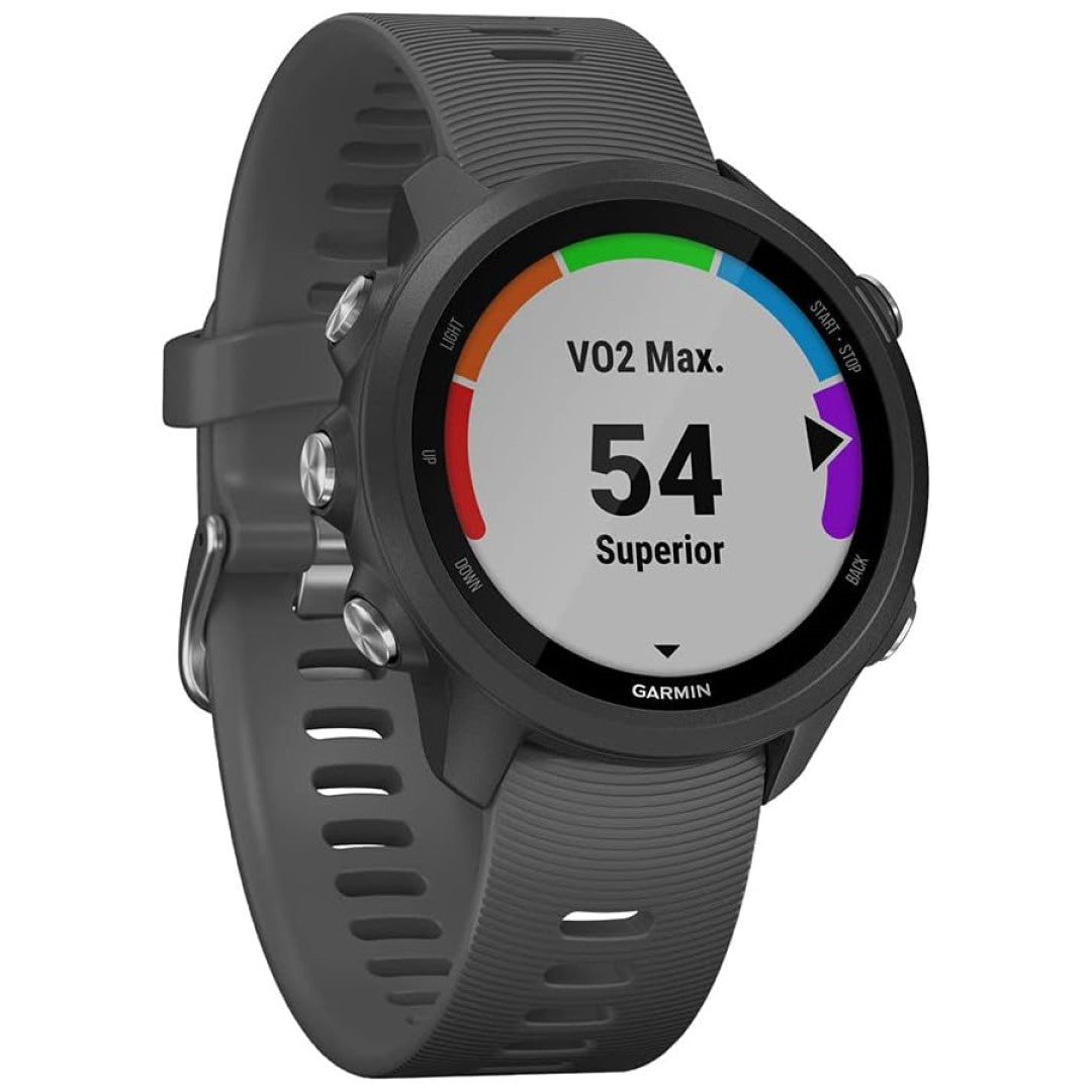 Forerunner 245 GPS Running Smartwatch with Advanced Dynamics - Slate Gray