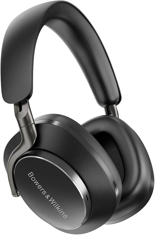 Bowers & Wilkins Px8 Over-Ear Wireless Headphones, Advanced Active Noise Cancellation, B&W Android/iOS Music App Compatible, Premium Design, 7-Hour Playback on 15-Min Quick Charge, Black (FP42951)