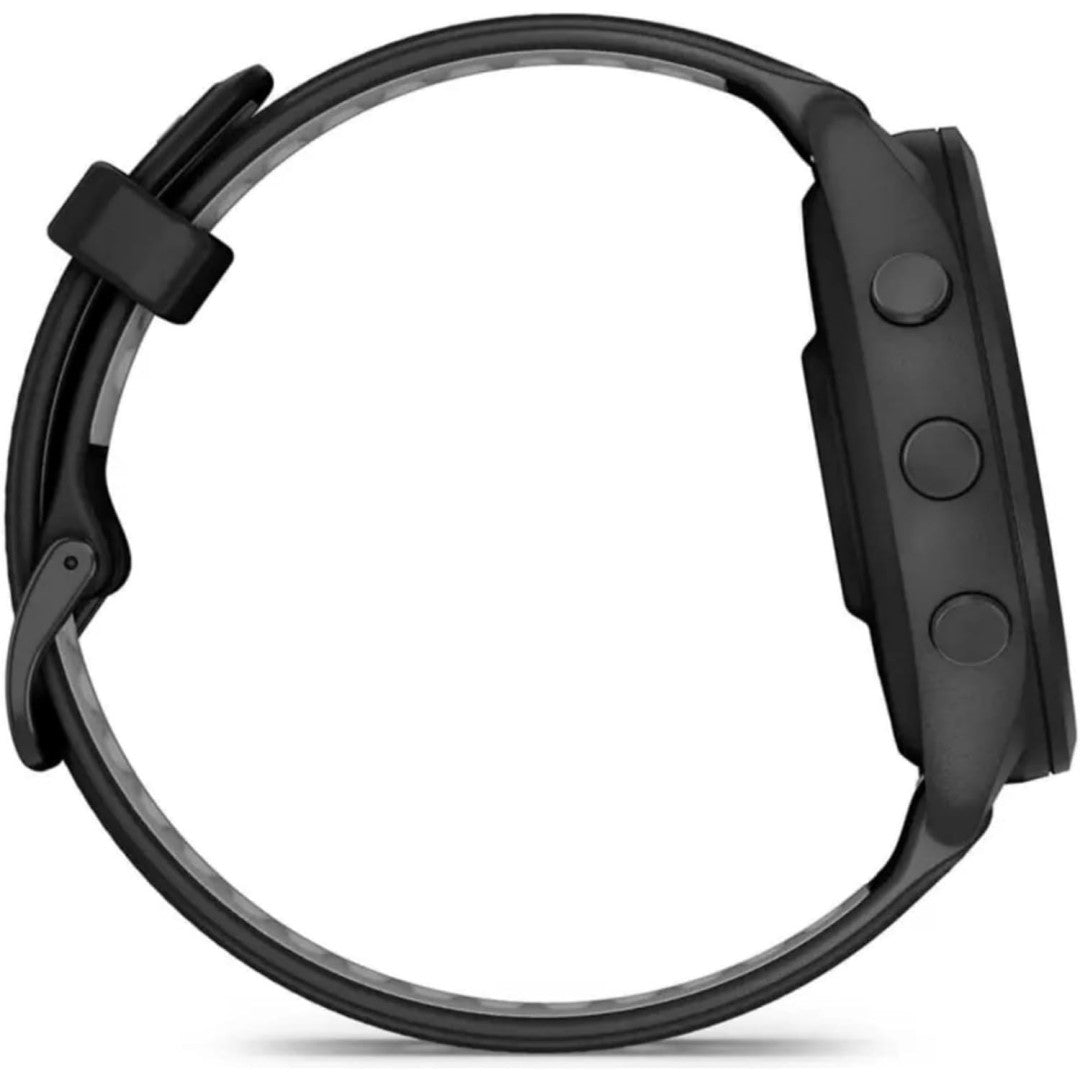 Forerunner 265 Black Bezel and Case with Black/Powder Gray Silicone Band