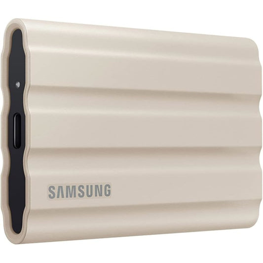 SAMSUNG USB 3.2 T7 Shield 1TB Portable SSD - Beige Open Box