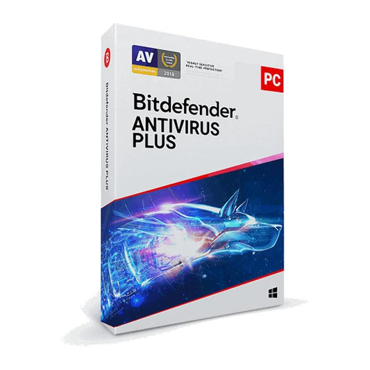 Bitdefender Antivirus Plus - 1 Year - 3 Users - Digital Download