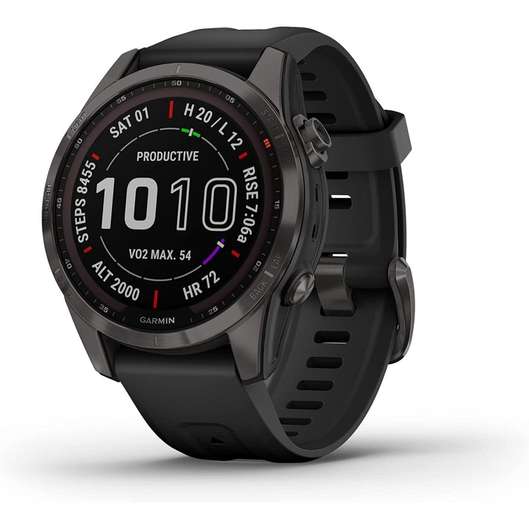 fenix 7S - Sapphire Solar Edition - Carbon Gray DLC Titanium