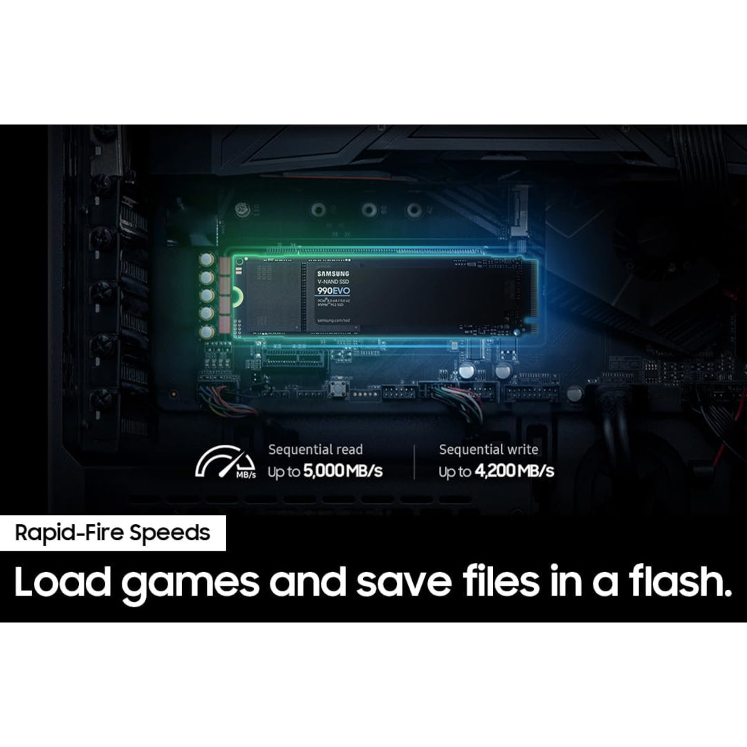 Samsung 990 EVO 1TB PCIe Gen4.0 x4/5.0 x2 NVMe 2.0 - Open Box
