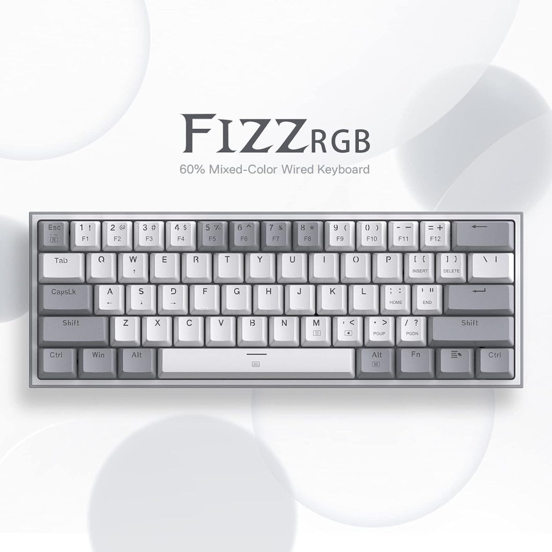 K617 Fizz 60% Compact Mechanical Keyboard Linear Red Switch