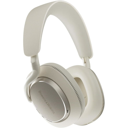 Bowers & Wilkins Px7 S3 Over-Ear Headphones, High-Resolution Sound, Comfortable Fit, Bluetooth, Active Noise Cancelling & Transparency Mode, 30-Hour Playtime, Quick Charge Support - Canvas White