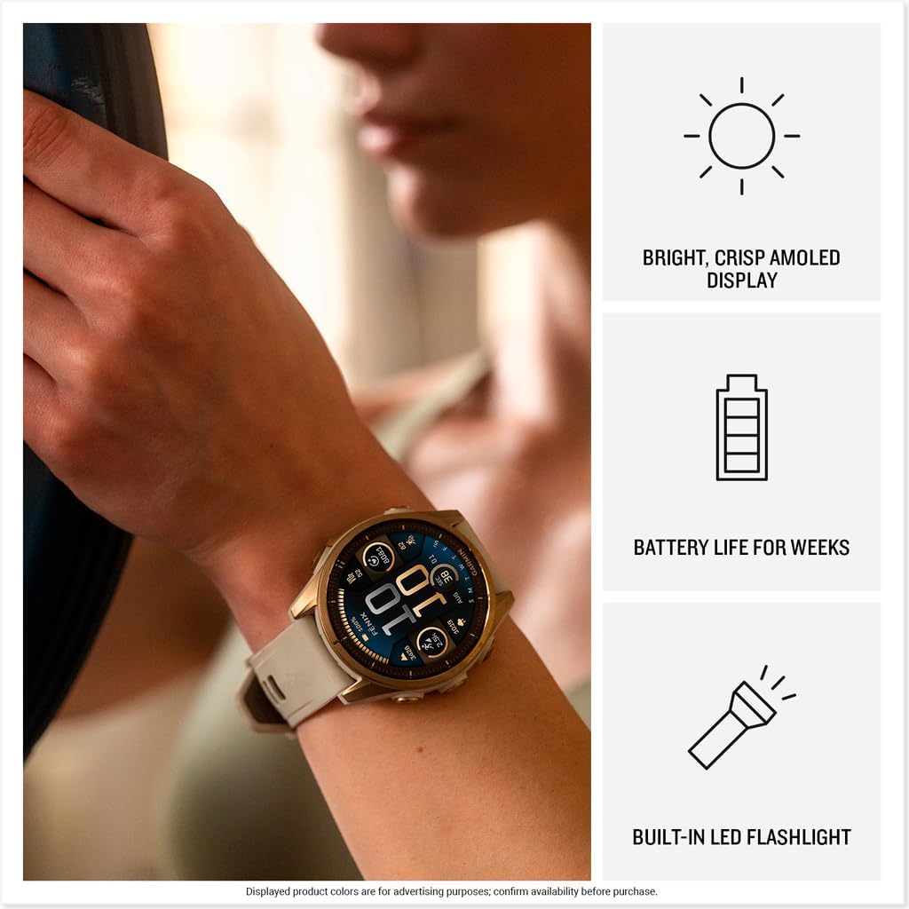 Garmin fenix 8 – 51 mm, AMOLED Slate Gray with Black Silicone Band