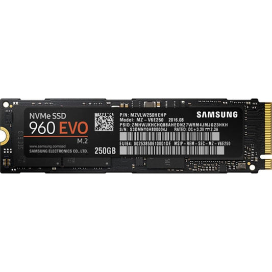 SAMSUNG 960 EVO M.2 250GB Internal SSD -  Open Box