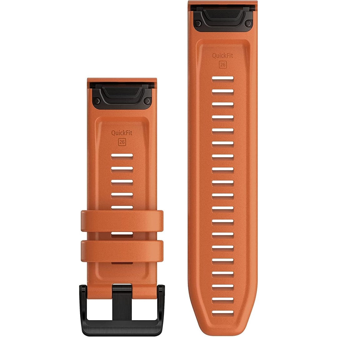 QuickFit 26 Watch Bands Ember Orange Silicone