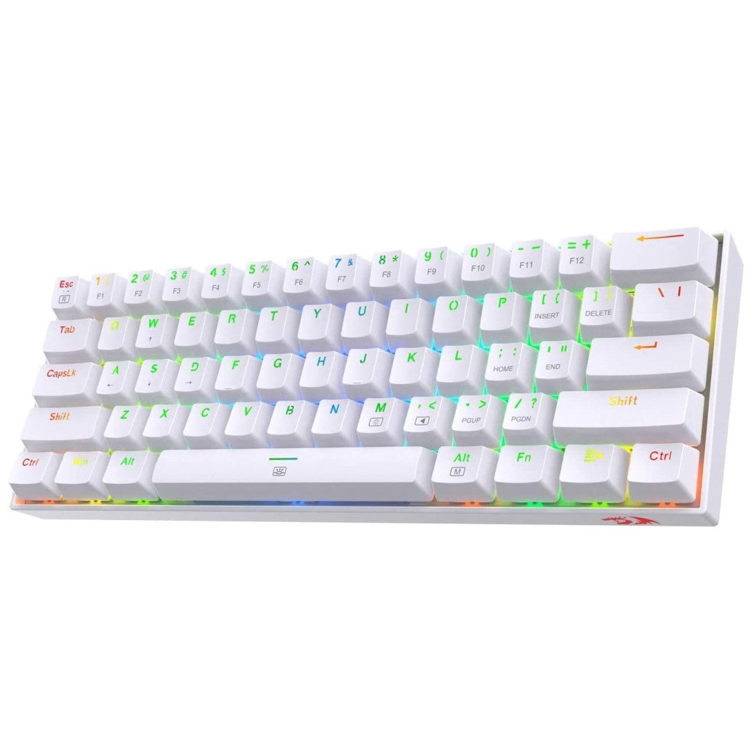 K630 Dragonborn 60% Wired RGB Gaming Keyboard Brown Switch - White