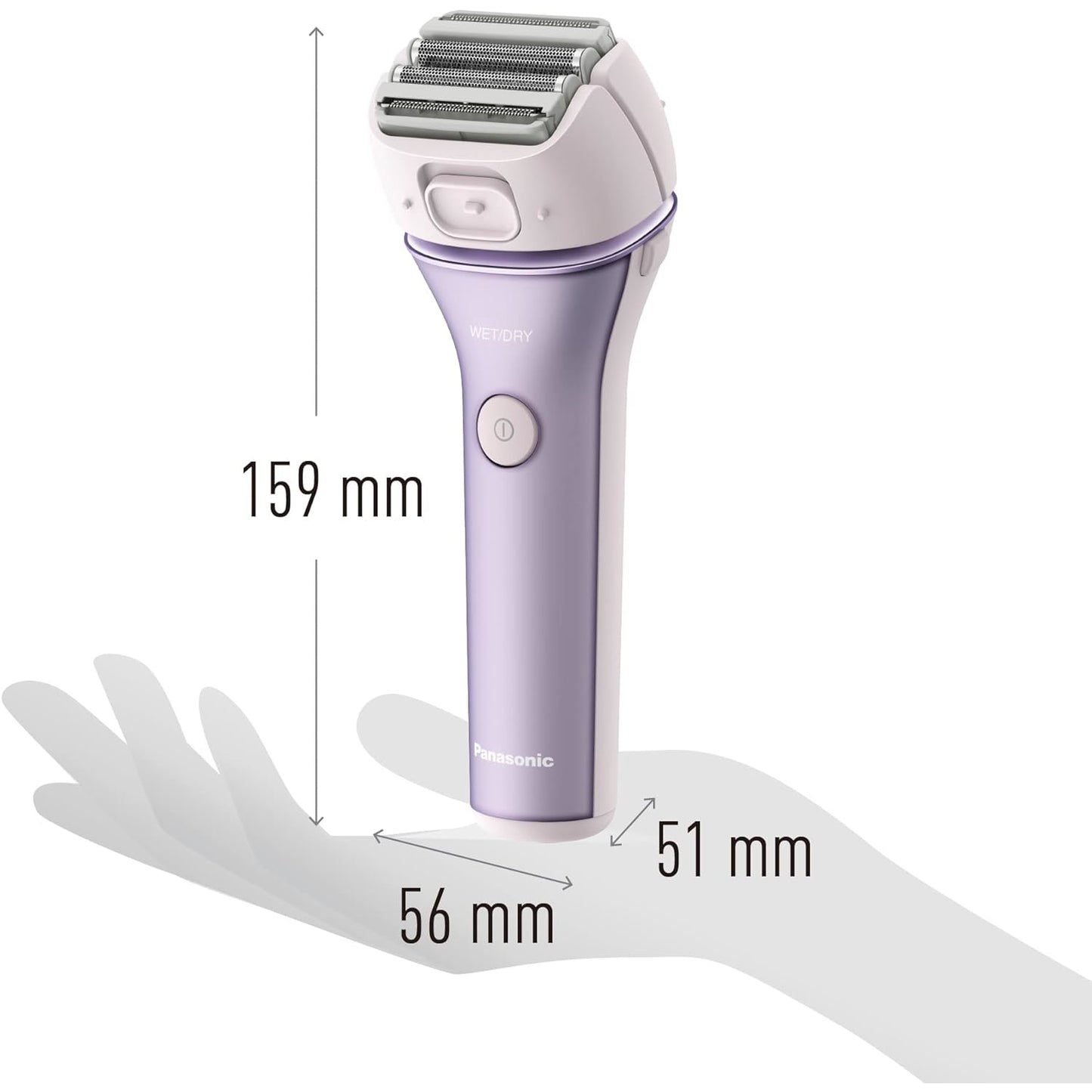 Panasonic ESWL80 Wet/Dry Electric Shaver for Women, Pink