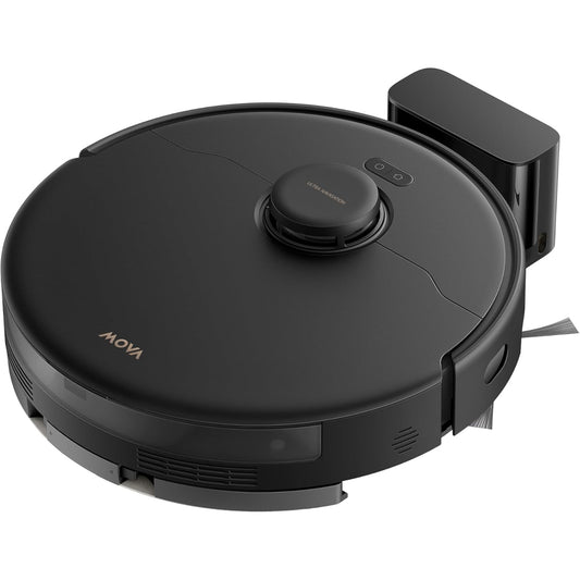 MOVA E30 Pro Robot Vacuum and Mop, 19000Pa Suction Power, Compatible with Alexa, 90 Days Without Emptying Auto-Empty Ideal for Hair, Hard Floor and Carpet, 3DAdapt Obstacle Avoidance
