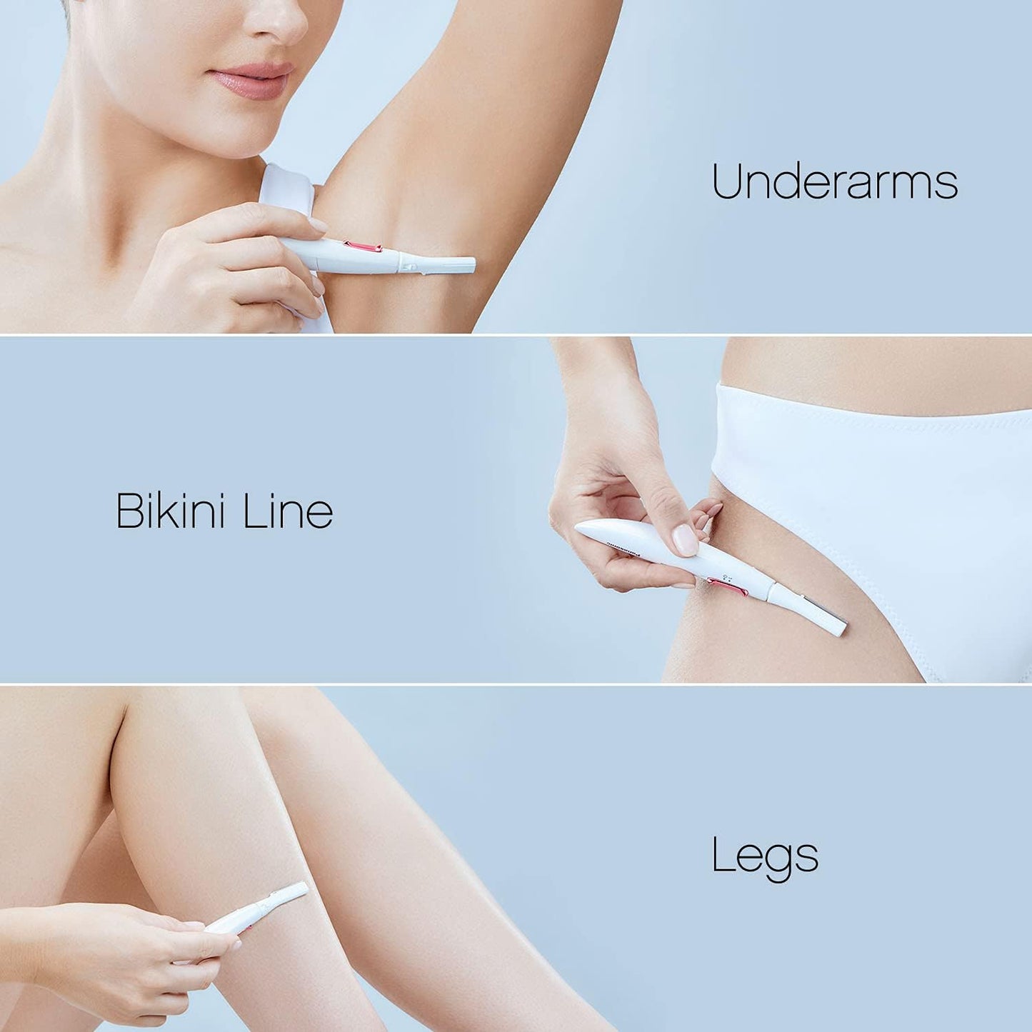 Panasonic Full Body Hair Removal for Women, Portable Sleek Design, Gentle for Bikini, Underarm, Legs Areas- ES-WR50-P, Pink
