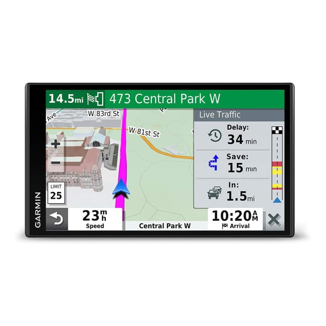DriveSmart 65 & Traffic: GPS Navigator with a 6.95” Display