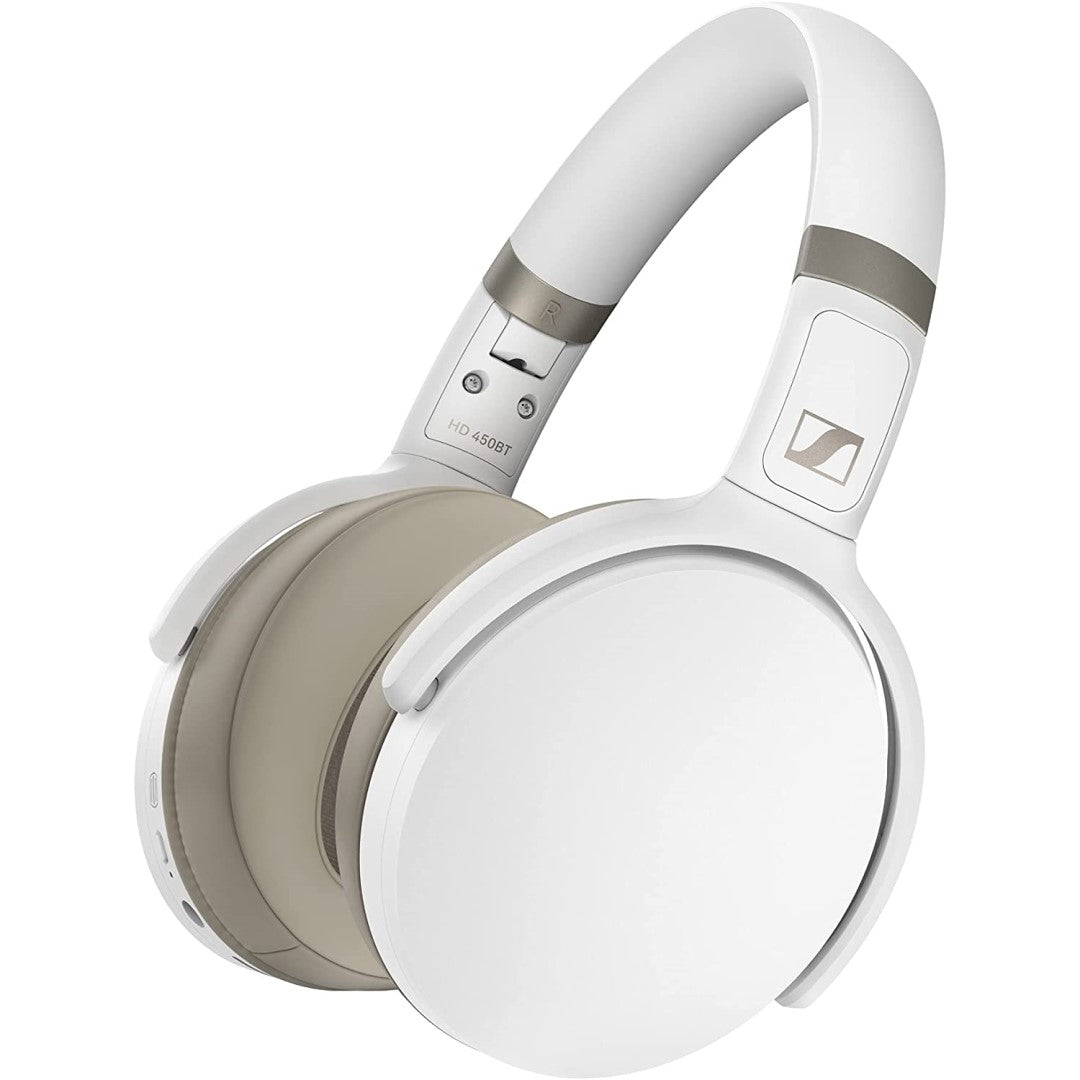 Sennheiser HD 450BT Bluetooth 5.0 Wireless Headphone with Alexa Built-in White