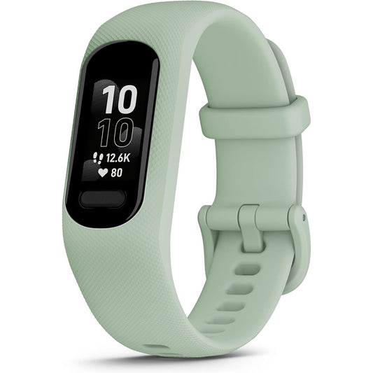 vivosmart 5 - Cool Mint Silicone Band with Black Case