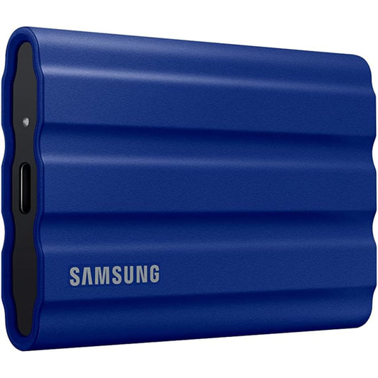 SAMSUNG T7 Shield 1TB Portable SSD - Blue Open Box