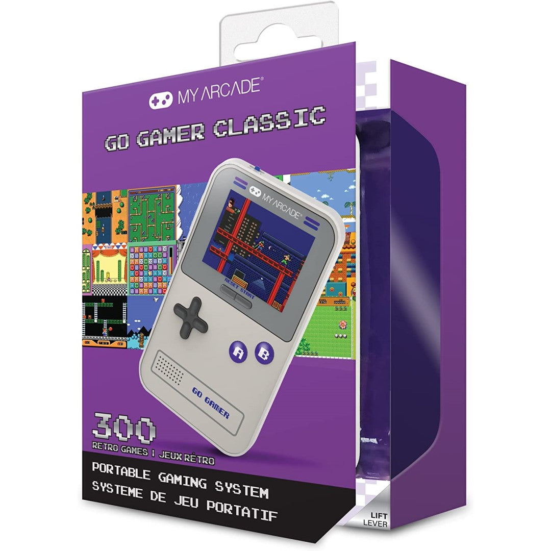 Go Gamer Classic - 300 games in 1 - Gray & Purple