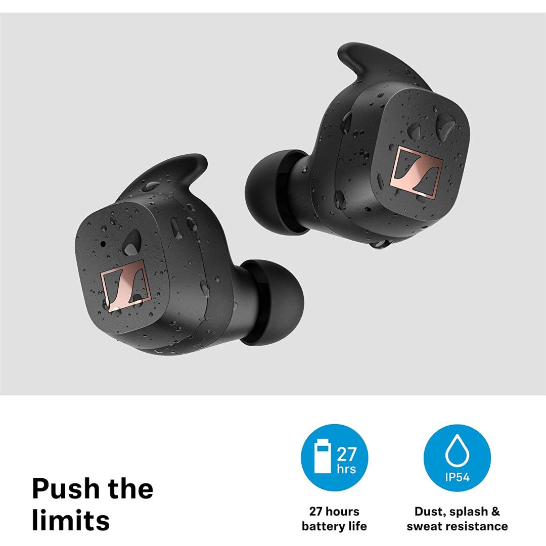 Sport True Wireless In-Ear Headphones - Black