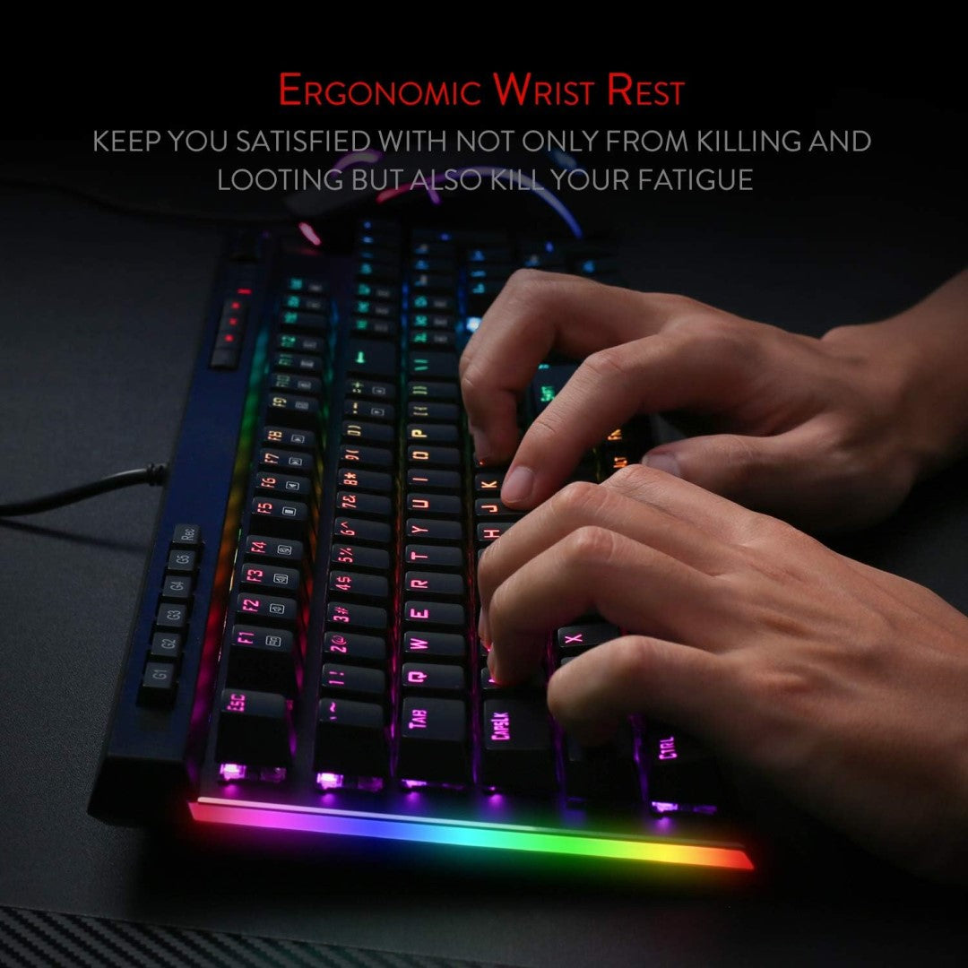 K580 VATA RGB LED Backlit Mechanical Gaming Keyboard
