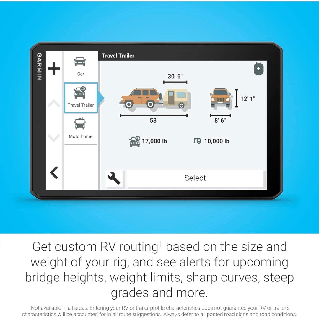 RV 895 - 8" RV Navigator GPS