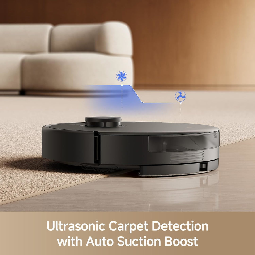 Mova E30 Pro Plus Robot Vacuum and Mop, 19000Pa Powerful Suction, Self-Emptying Base, 5L 90-Day Capacity, Anti-Tangle DuoBrush, Extensive Side Brush Cleaning