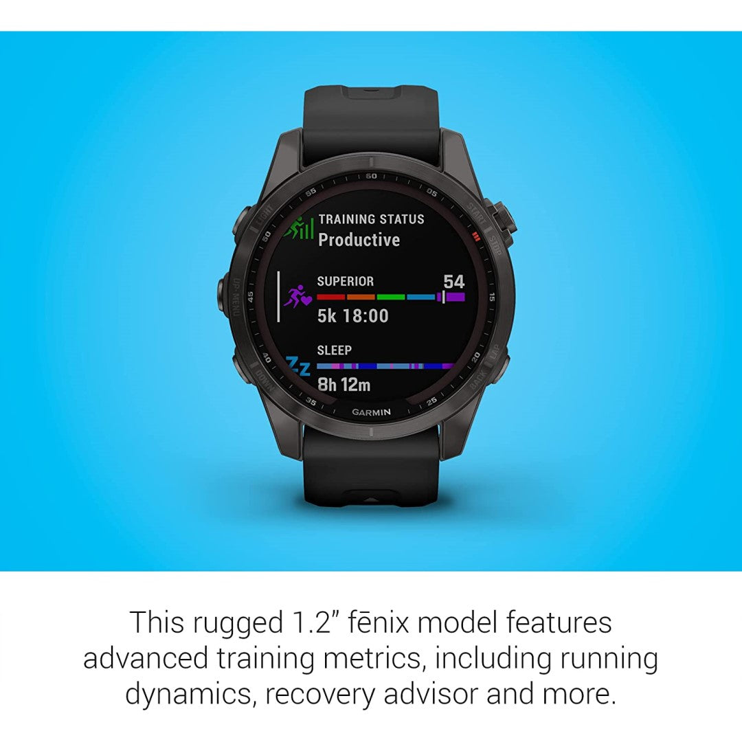 fenix 7S - Sapphire Solar Edition - Carbon Gray DLC Titanium