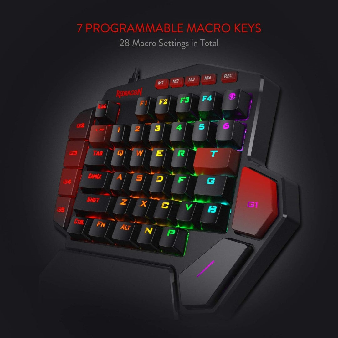 K585 DITI One-Handed RGB Mechanical Gaming Keyboard Red Switch