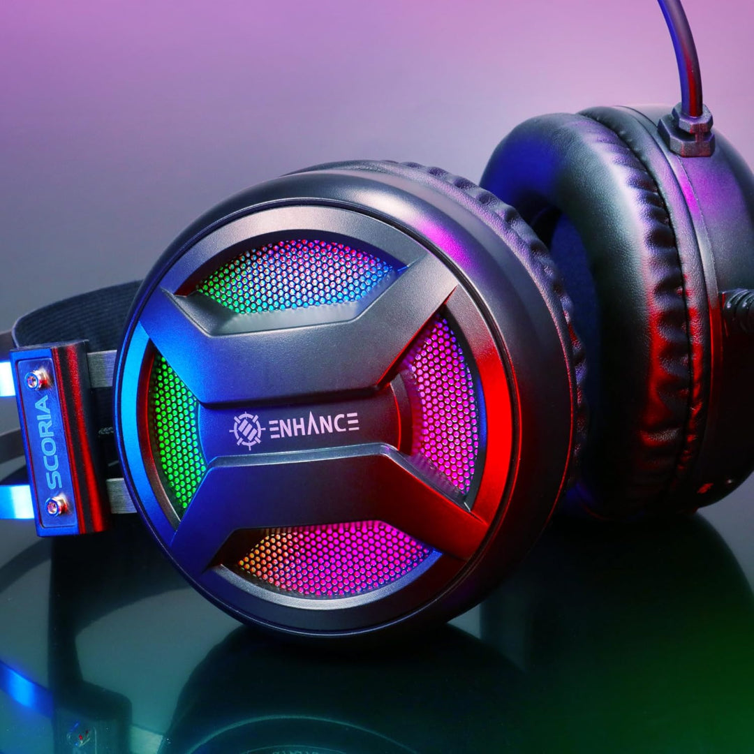 ACCESSOIRE POWER ENHANCE Casque de jeu Scoria 2 7.1 canaux Noir