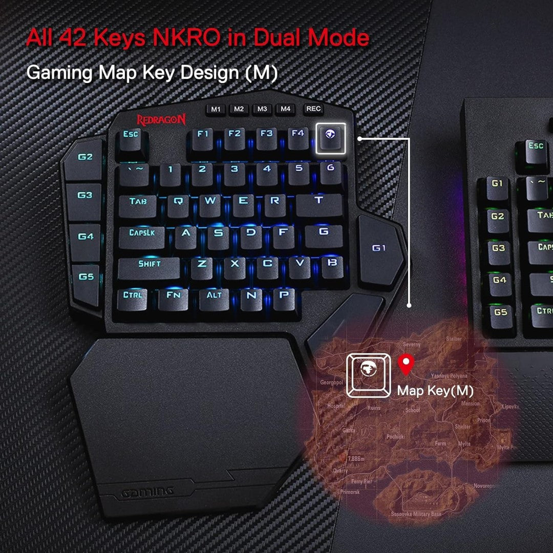 K585 DITI Wireless One-Handed Mechanical Keyboard Blue Switch