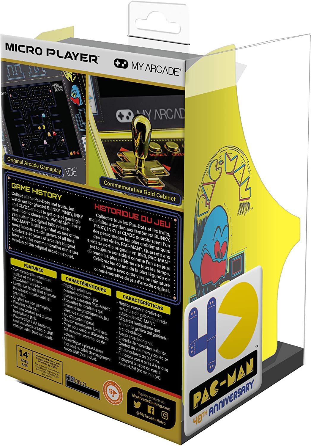 PAC-MAN™ 40th Anniversary Micro Player