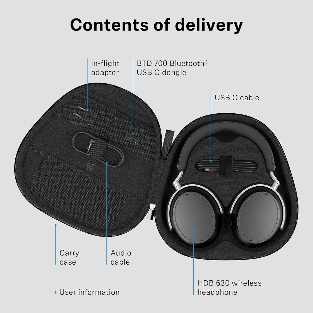 Sennheiser HDB 630 Closed-back Wireless Headphones